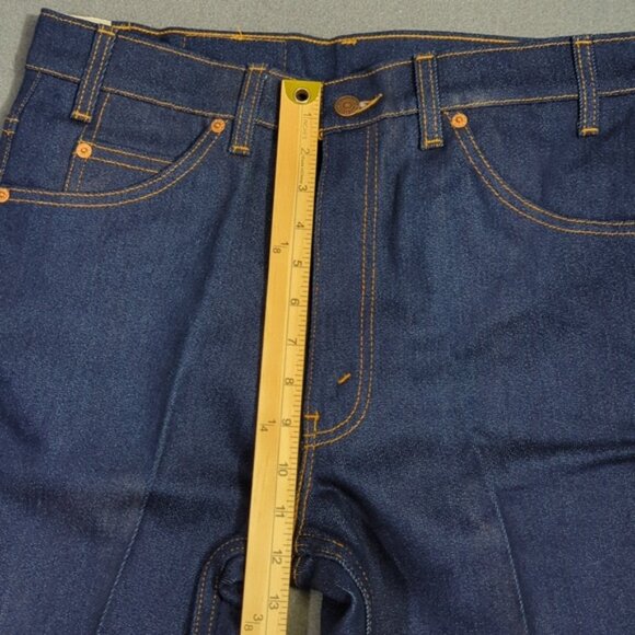 Levi's Vtg Jeans Men's 34x31 Blue Deadstock 517 Boot Cut Orange Tab Made In USA - Picture 7 of 14